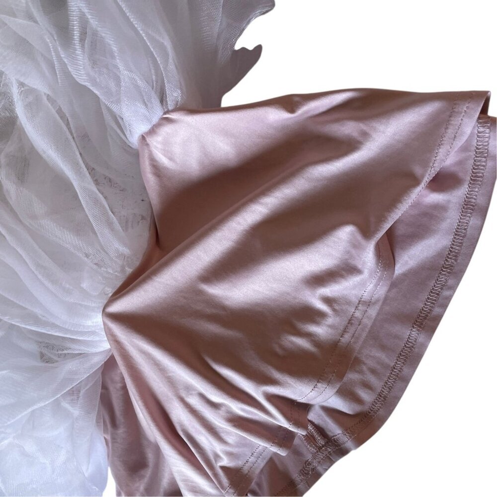 Tadashi Shoji Kids Lace Tutu Dress White Pink Sz 2T Tulle Skirt Fairy Princess - Picture 3 of 5
